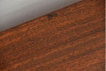 レトロ家具　昭和レトロ シンプルな2杯引き出し平机(テーブル)