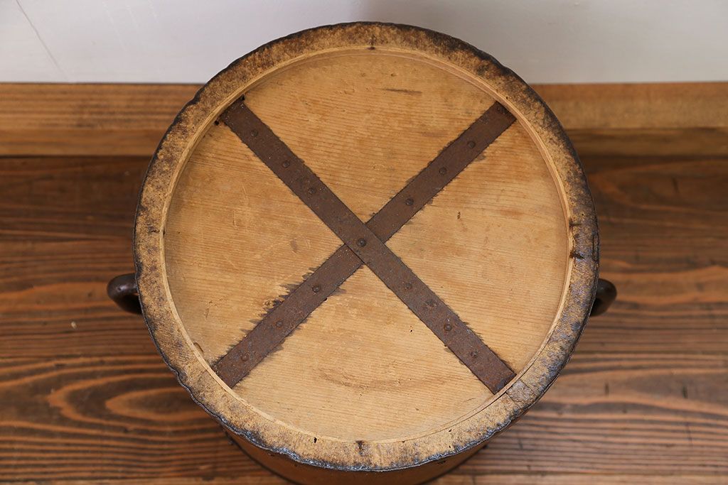 アンティーク雑貨　アンティーク 古い木の一斗升(一斗マス)