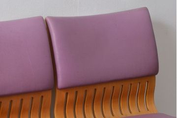 中古 天童木工 4Pベンチ(ソファ)