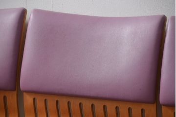 中古 天童木工 4Pベンチ(ソファ)