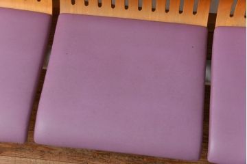 中古 天童木工 4Pベンチ(ソファ)
