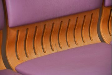 中古 天童木工 4Pベンチ(ソファ)