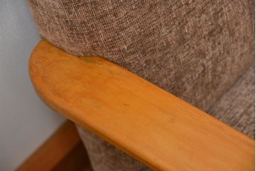 レトロ家具　アンティーク 1960〜70年代 レトロな3Pソファ(3人掛けソファ・トリプルソファ)