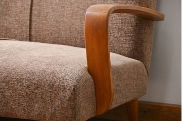 レトロ家具　アンティーク 1960〜70年代 レトロな3Pソファ(3人掛けソファ・トリプルソファ)