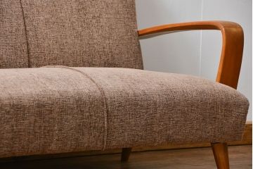 レトロ家具　アンティーク 1960〜70年代 レトロな3Pソファ(3人掛けソファ・トリプルソファ)