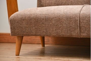 レトロ家具　アンティーク 1960〜70年代 レトロな3Pソファ(3人掛けソファ・トリプルソファ)