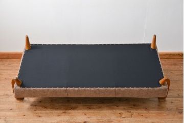 レトロ家具　アンティーク 1960〜70年代 レトロな3Pソファ(3人掛けソファ・トリプルソファ)