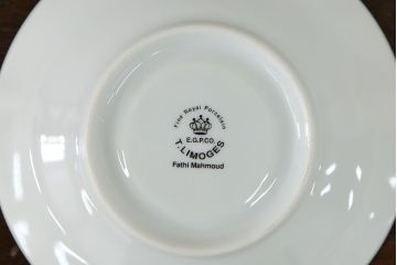 アンティーク雑貨　ロイヤルコペンハーゲン(Royal Copenhagen)・マイセンなどのカップ&ソーサー4種類セット(リモージュ・リチャード・ジノリ)