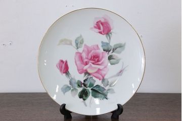 アンティーク雑貨　ノリタケ・大皿、カップ&ソーサー(ノリタケ(Noritake)2客、ホヤ(HOYA)2客)計5点セット