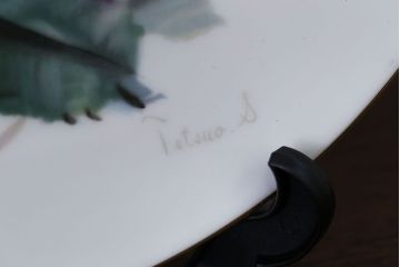 アンティーク雑貨　ノリタケ・大皿、カップ&ソーサー(ノリタケ(Noritake)2客、ホヤ(HOYA)2客)計5点セット