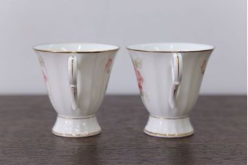 アンティーク雑貨　ノリタケ・大皿、カップ&ソーサー(ノリタケ(Noritake)2客、ホヤ(HOYA)2客)計5点セット