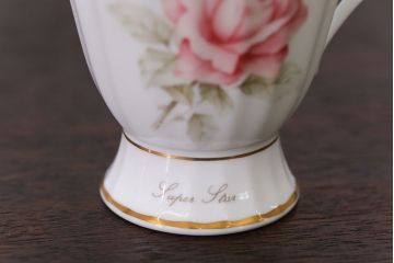 アンティーク雑貨　ノリタケ・大皿、カップ&ソーサー(ノリタケ(Noritake)2客、ホヤ(HOYA)2客)計5点セット