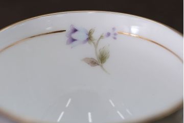 アンティーク雑貨　ノリタケ・大皿、カップ&ソーサー(ノリタケ(Noritake)2客、ホヤ(HOYA)2客)計5点セット