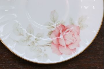 アンティーク雑貨　ノリタケ・大皿、カップ&ソーサー(ノリタケ(Noritake)2客、ホヤ(HOYA)2客)計5点セット