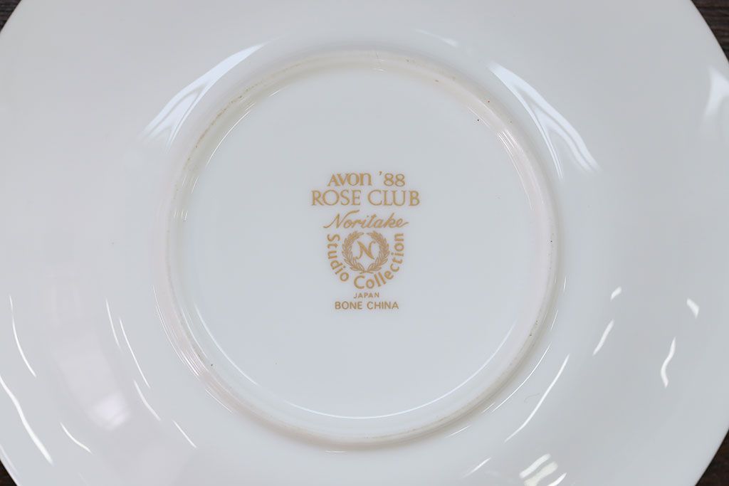 アンティーク雑貨　ノリタケ・大皿、カップ&ソーサー(ノリタケ(Noritake)2客、ホヤ(HOYA)2客)計5点セット