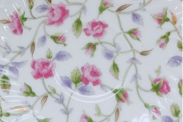 アンティーク雑貨　ノリタケ・大皿、カップ&ソーサー(ノリタケ(Noritake)2客、ホヤ(HOYA)2客)計5点セット