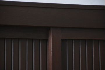 アンティーク家具　古民具・骨董 シンプルでモダンな三尺水屋箪笥(食器棚、収納棚)