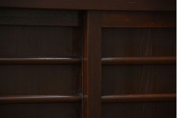 アンティーク家具　古民具・骨董 シンプルでモダンな三尺水屋箪笥(食器棚、収納棚)