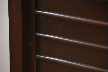 アンティーク家具　古民具・骨董 シンプルでモダンな三尺水屋箪笥(食器棚、収納棚)