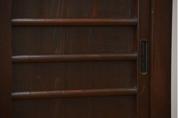 アンティーク家具　古民具・骨董 シンプルでモダンな三尺水屋箪笥(食器棚、収納棚)