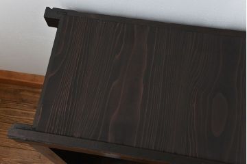 アンティーク家具　古民具・骨董 シンプルでモダンな三尺水屋箪笥(食器棚、収納棚)