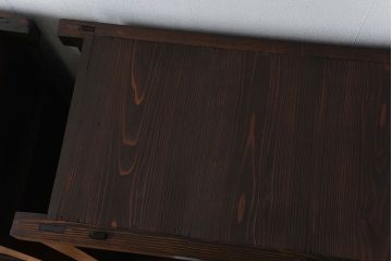 アンティーク家具　古民具・骨董 シンプルでモダンな三尺水屋箪笥(食器棚、収納棚)