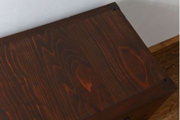 アンティーク家具　アンティーク 前面欅材の上質な時代箪笥サイドボード(帳場箪笥、水屋箪笥、収納箪笥)