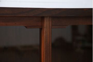 アンティーク家具　アンティーク 古い木の引き出し付き収納棚(食器棚)