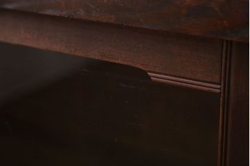 アンティーク家具　アンティーク 古い木の引き出し付き収納棚(食器棚)