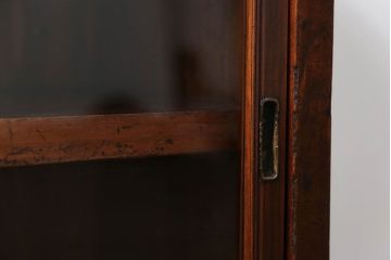 アンティーク家具　アンティーク 古い木の引き出し付き収納棚(食器棚)