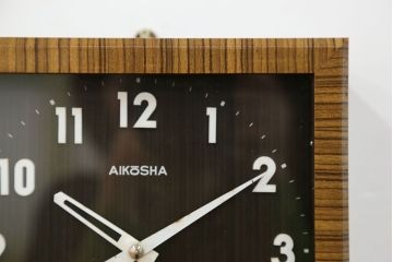 アンティーク雑貨　昭和レトロ シンプルな柱時計(ボンボン時計)