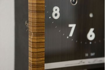 アンティーク雑貨　昭和レトロ シンプルな柱時計(ボンボン時計)