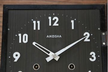 アンティーク雑貨　昭和レトロ シンプルな柱時計(ボンボン時計)