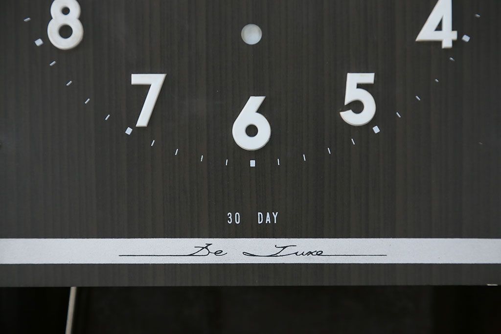 アンティーク雑貨　昭和レトロ シンプルな柱時計(ボンボン時計)