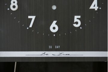 アンティーク雑貨　昭和レトロ シンプルな柱時計(ボンボン時計)