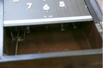 アンティーク雑貨　昭和レトロ シンプルな柱時計(ボンボン時計)