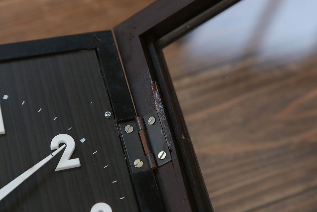 アンティーク雑貨　昭和レトロ シンプルな柱時計(ボンボン時計)