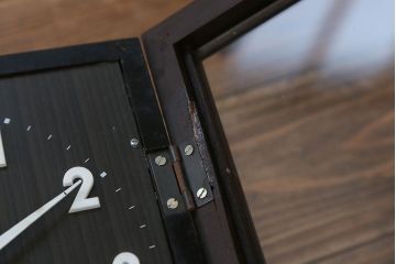 アンティーク雑貨　昭和レトロ シンプルな柱時計(ボンボン時計)