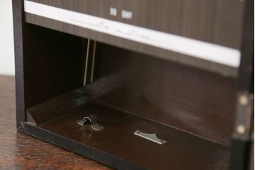 アンティーク雑貨　昭和レトロ シンプルな柱時計(ボンボン時計)