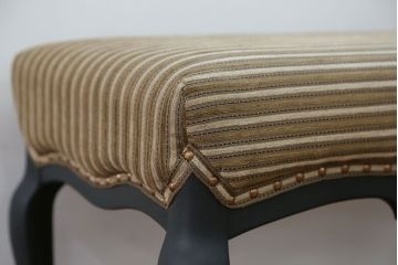 中古 海外ビンテージ 小振りなリペイントラウンジベンチ(椅子、ソファ)