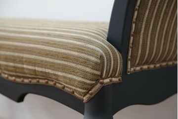 中古 海外ビンテージ 小振りなリペイントラウンジベンチ(椅子、ソファ)