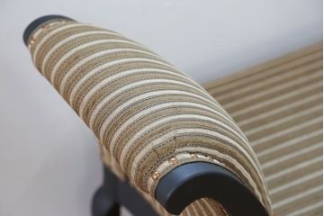 中古 海外ビンテージ 小振りなリペイントラウンジベンチ(椅子、ソファ)