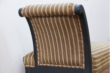 中古 海外ビンテージ 小振りなリペイントラウンジベンチ(椅子、ソファ)