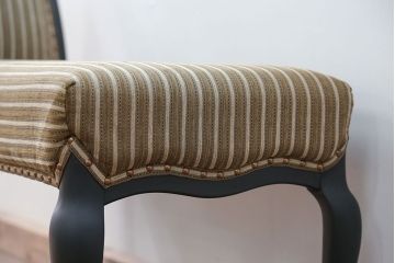 中古 海外ビンテージ 小振りなリペイントラウンジベンチ(椅子、ソファ)