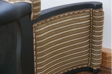 中古 海外ビンテージ 小振りなリペイントラウンジベンチ(椅子、ソファ)