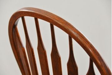 アンティーク家具　イギリスアンティーク オーク材のスティックバックチェア(椅子、イス)