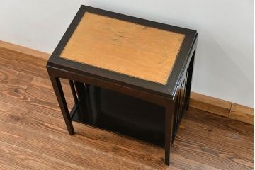 アンティーク家具　大正ロマン 象嵌入り!上品なサイドテーブル(机)