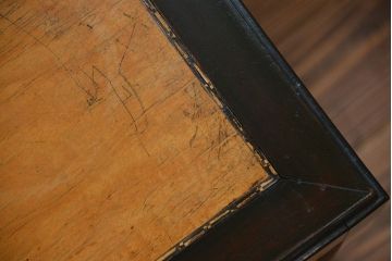 アンティーク家具　大正ロマン 象嵌入り!上品なサイドテーブル(机)
