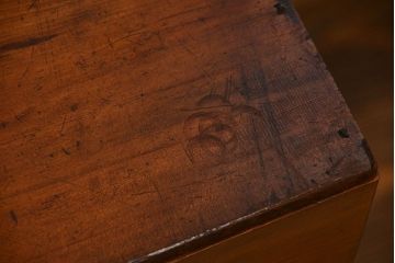 レトロ家具　昭和レトロ シンプルな5段小引き出し