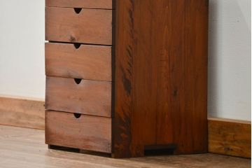 レトロ家具　昭和レトロ シンプルな5段小引き出し
